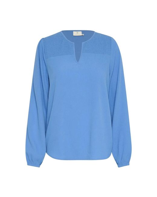Kaffe Blouses in het Blue