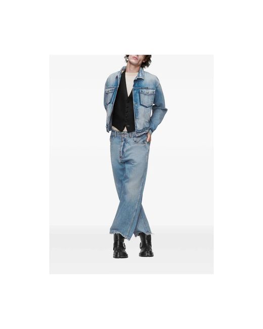 Maison Margiela Blue Denim Jackets for men