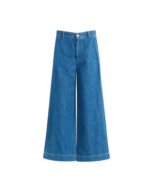 Wide Jeans Max Mara de color Blue