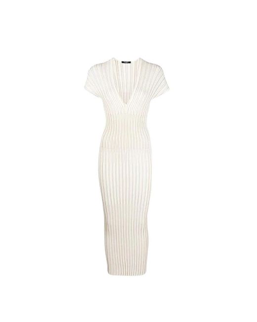 Balmain Dresses > Day Dresses > Maxi Dresses in het White