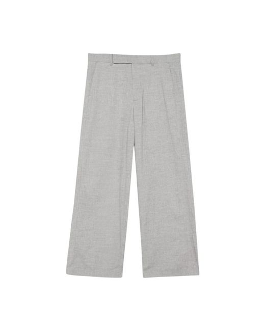 Won Hundred Gray Wide Trousers for men