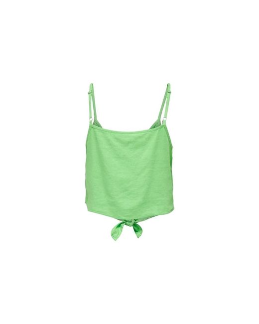 ONLY Green Sleeveless Tops