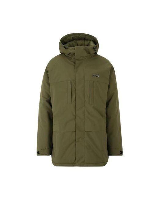 Fila Green Winter Jackets for men
