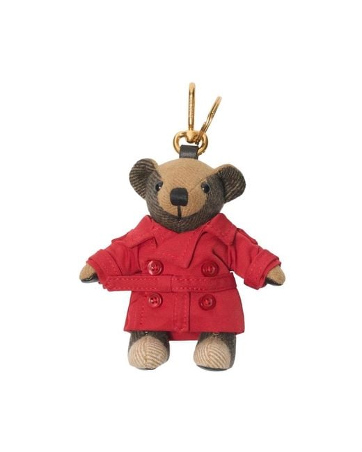 Burberry Thomas Bear Charm in het Red