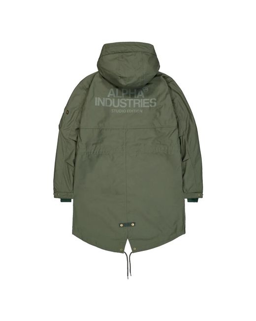 Parkas Alpha Industries pour homme en coloris Green