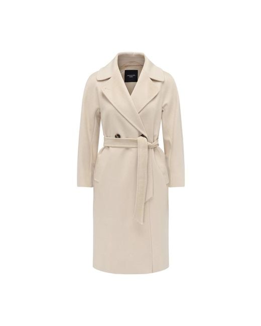 Belted Coats Weekend by Maxmara de color Natural