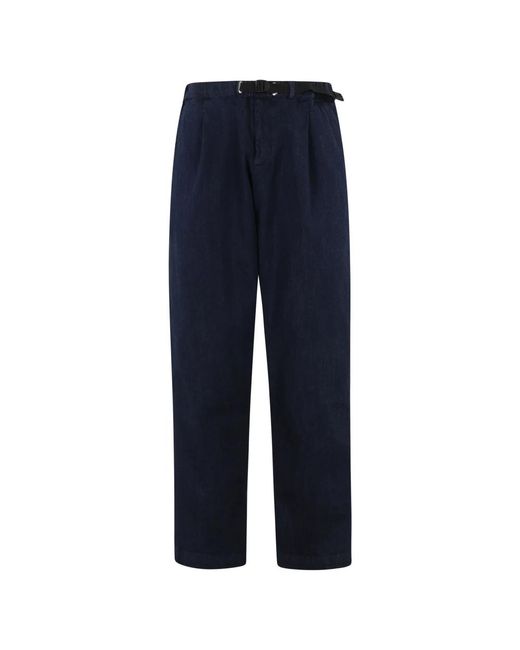 White Sand Blauwe Katoenen Broek Met Zakken in het Blue voor heren