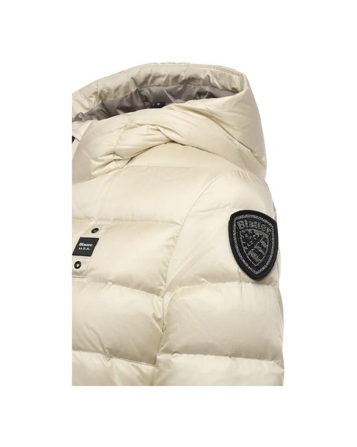 Blauer Jassen ,Nylon Winterjas in het Natural