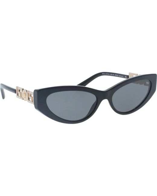 Versace Blue Ikonoische sonnenbrille mit einheitlichen gläsern