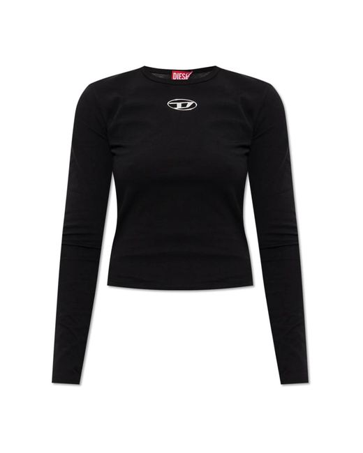 DIESEL Black Long Sleeve Tops