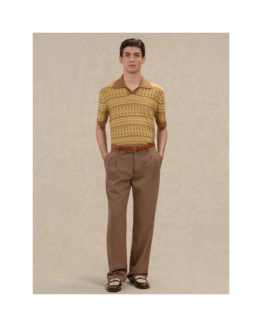 Drole de Monsieur Multicolor V-Neck Knitwear for men