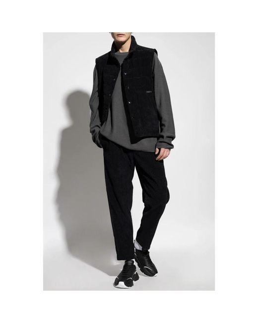 Dolce & Gabbana Gray Round-Neck Knitwear for men