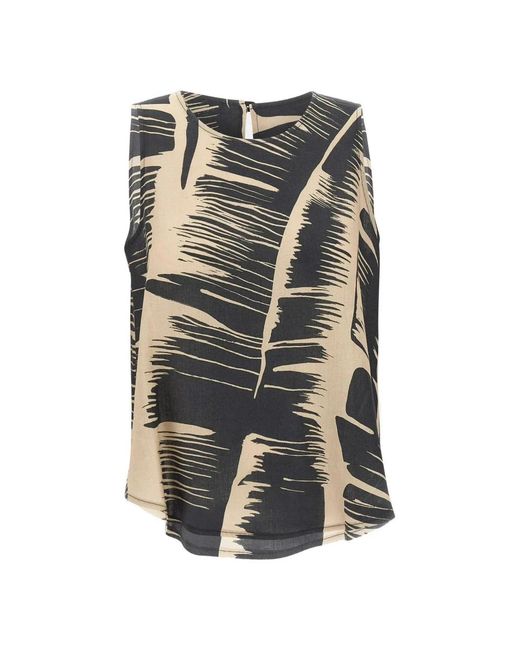Kaos Gray Sleeveless Tops