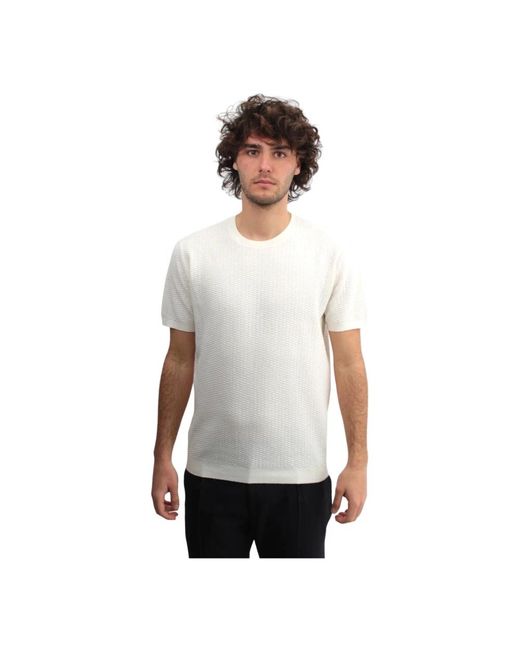 Kangra Graues rundhals-t-shirt in White für Herren