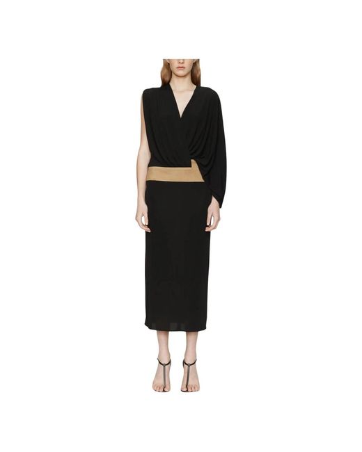 Christopher Esber Black Midi Dresses