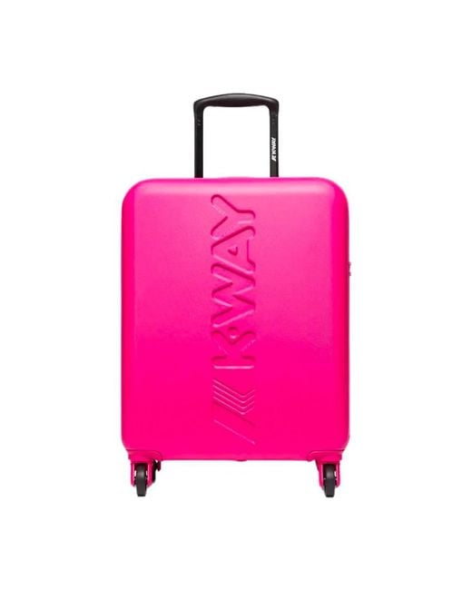 K-Way Pink Cabin Bags for men