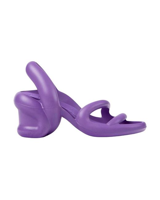 Camper Purple Skulpturaler Absatzsandalen