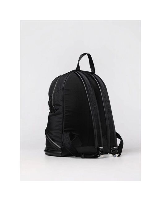 Alexander McQueen Schwarzer Nylon Xstrap Rucksack in Black für Herren