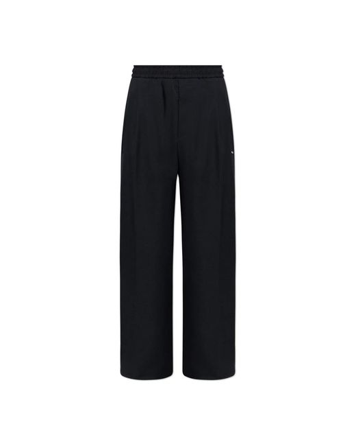 Moncler Black Wide Trousers for men