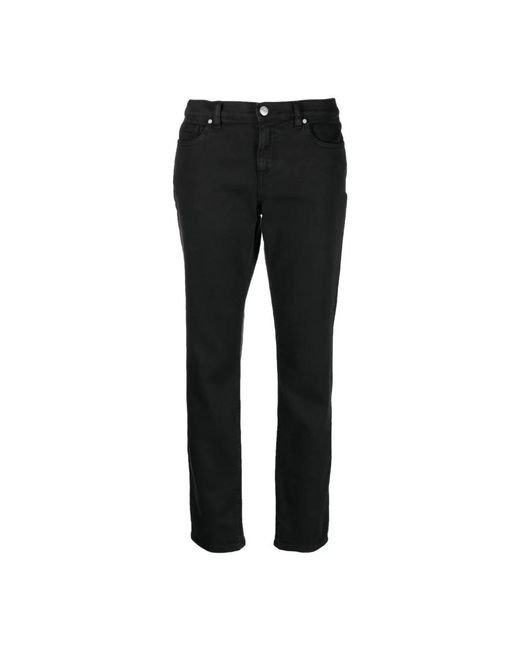 P.A.R.O.S.H. Black Slim Fit Jeans