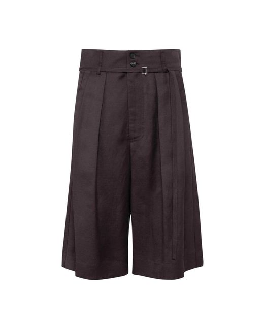 Tela Pleated Bermuda in het Gray