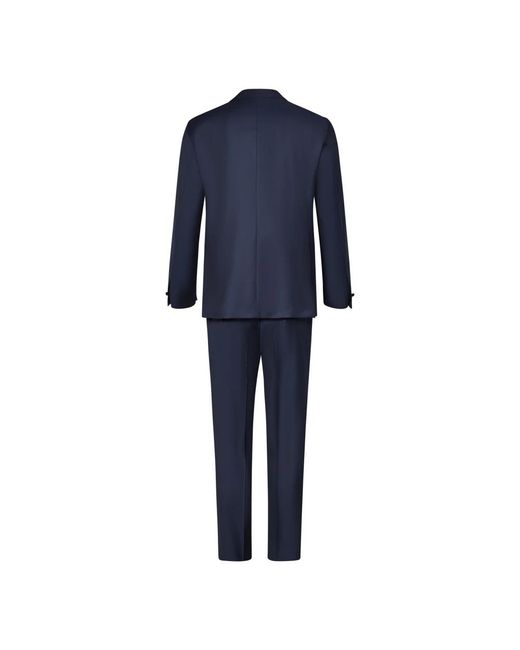 Franzese Collection Kostuums ,Blauw ,Wol Blauw Driedelig Smokingpak in het Blue voor heren