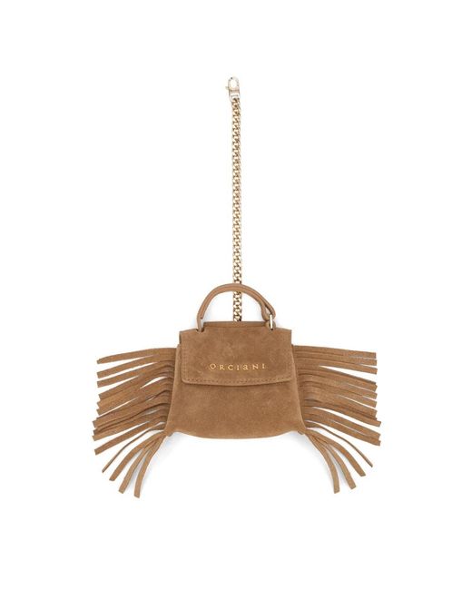 Orciani Metallic Handbags
