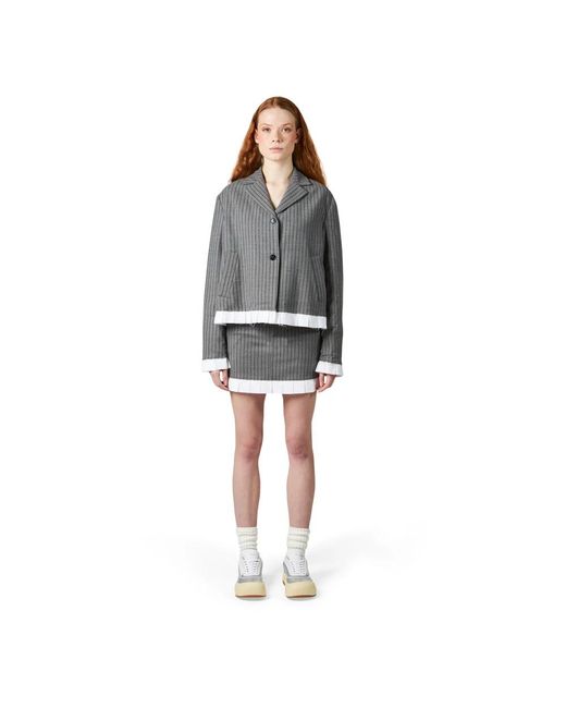 Philippe Model Gray Blazers