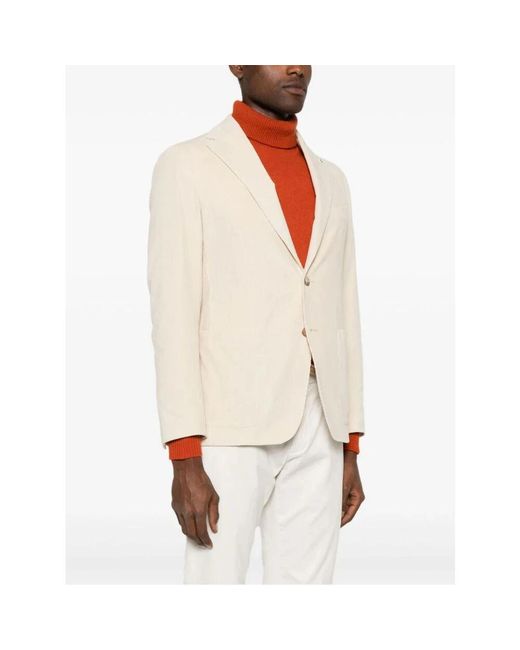 Blazers di Tagliatore in Natural da Uomo