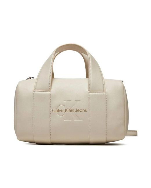 Cross Body Bags di Calvin Klein in Metallic
