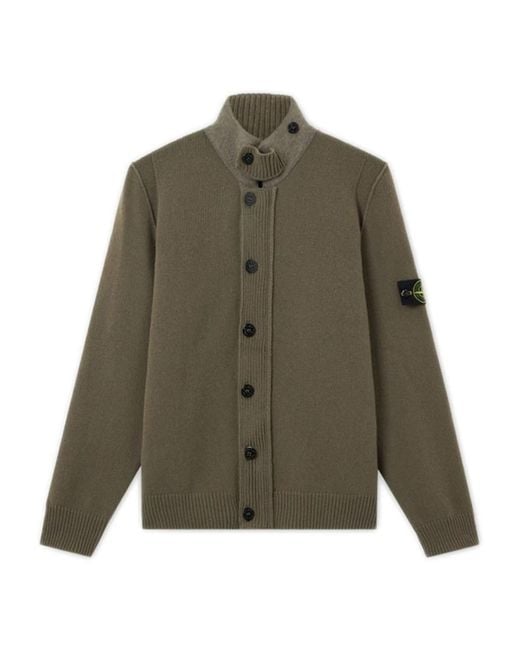 Stone Island Green Cardigans for men