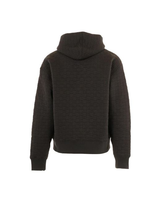 KENZO Geborduurde Boxy Rits Hoodie Sweater in het Black voor heren