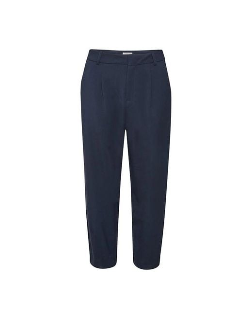 Kaffe Blue Cropped Trousers