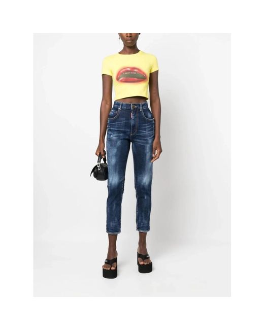 DSquared² Blue Slim Fit Jeans