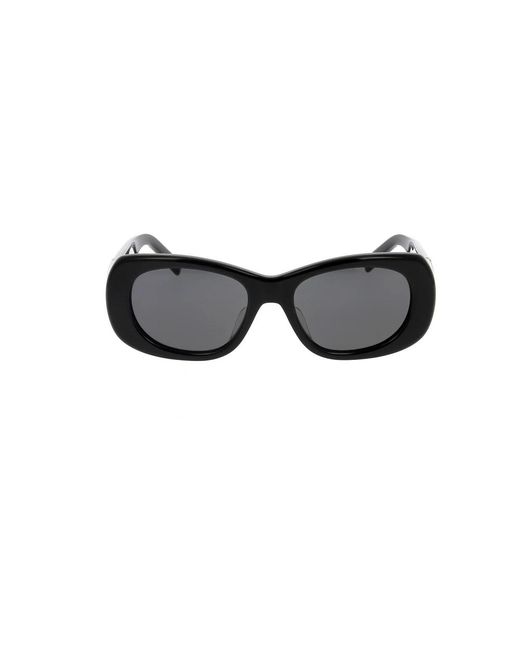 Givenchy Black Kräftige Runde Sonnenbrille