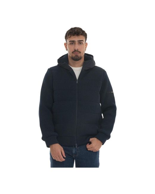 EA7 Blue Bomber Jackets for men