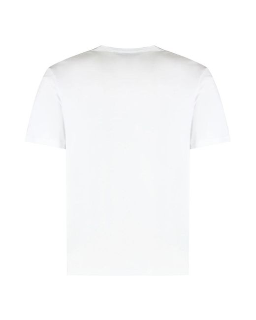 Palm Angels White T-Shirts for men