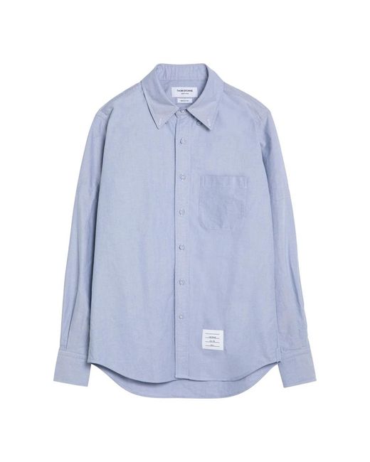 Thom Browne Blue Casual Shirts for men