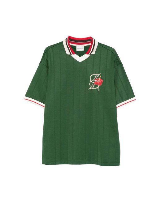 Drole de Monsieur Green Polo Shirts for men