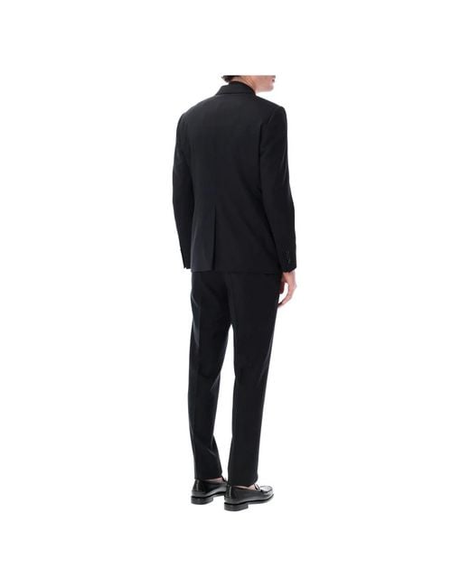 Lardini Black Single Breasted Suits for men