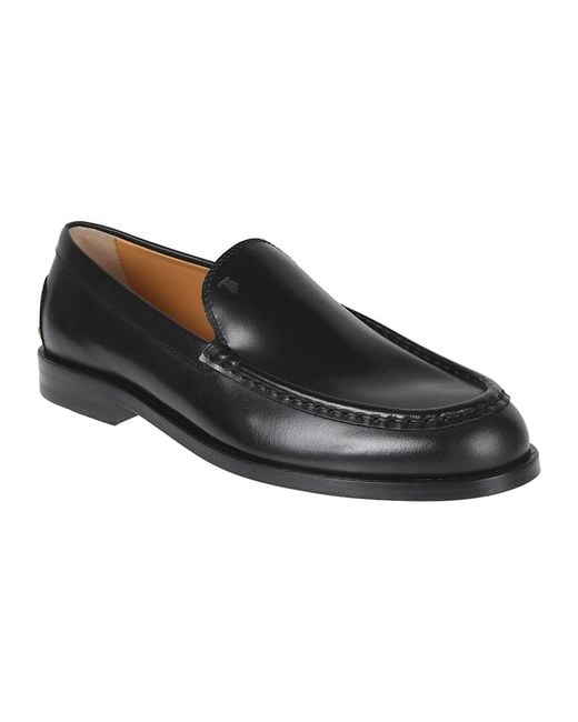 Tod's Black Loafers