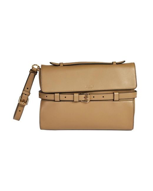 Moschino Natural Clutches