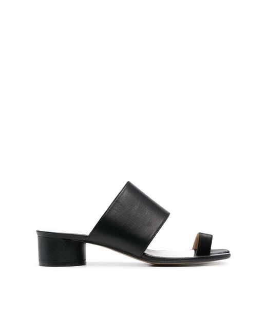 Maison Margiela Black Heeled Mules