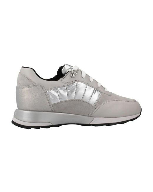 Geox Gray Stylische sneakers