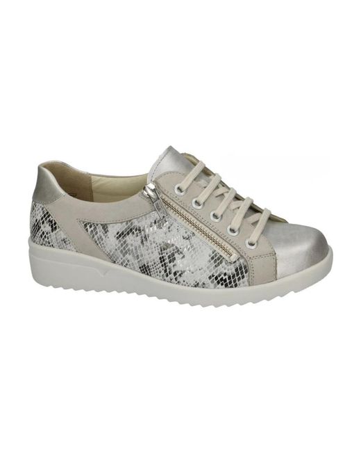 SOLIDUS Gray Maren Sneaker