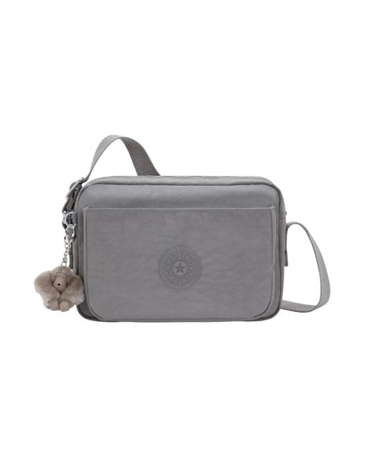 Kipling Stijlvolle Compacte Schoudertas Met Zakken in het Gray