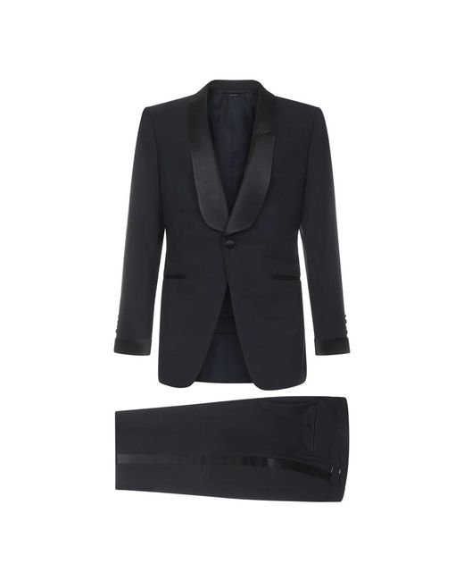 Single breasted suits di Tom Ford in Black da Uomo