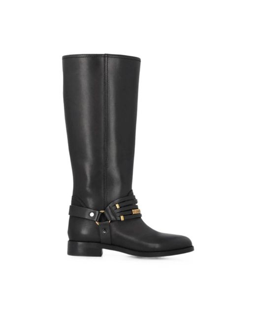 Pinko Black High Boots