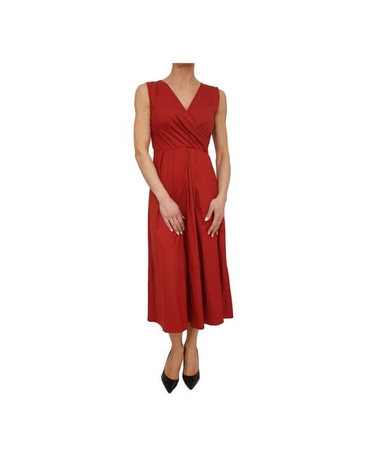 iBlues Red Wrap Dresses