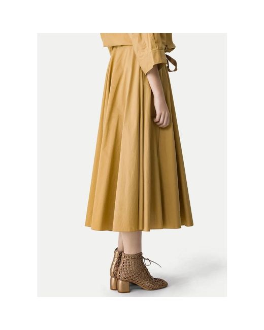 Forte_forte Natural Midi Skirts